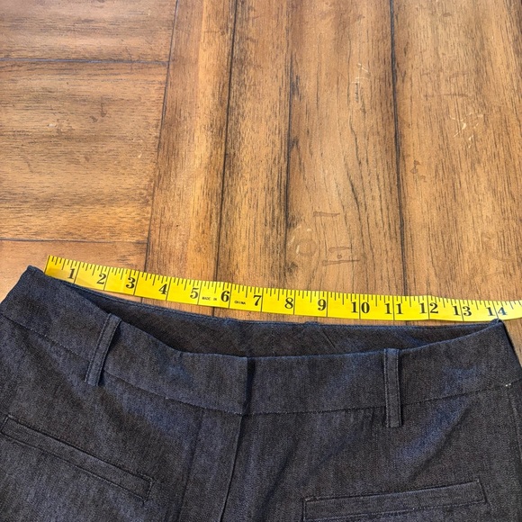 Sandro Black Denim Straight Leg Trousers, size 6, Office School Work Everyday - Picture 3 of 9